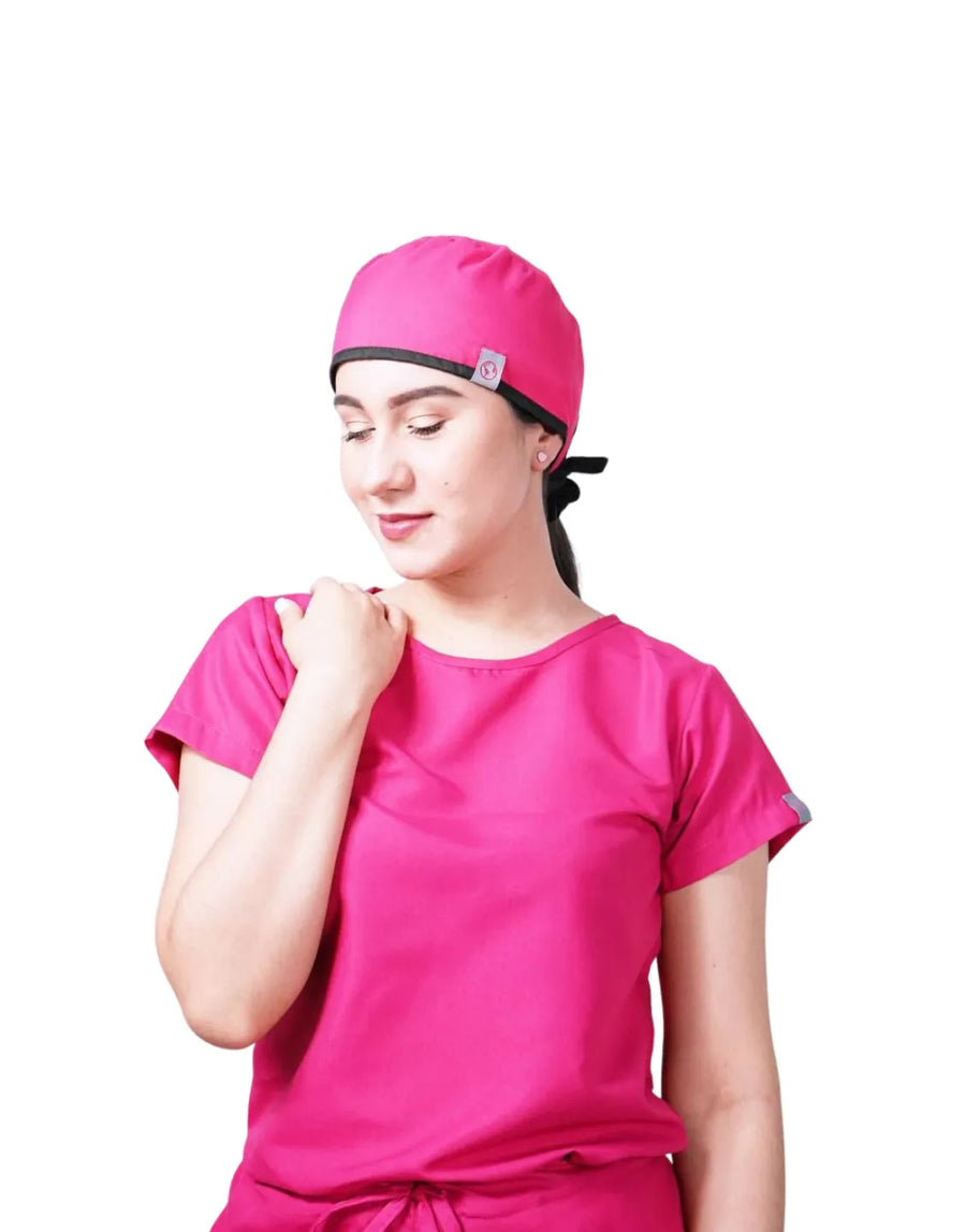 GORRO QUIRURGICO DE COLOR FUCSIA
