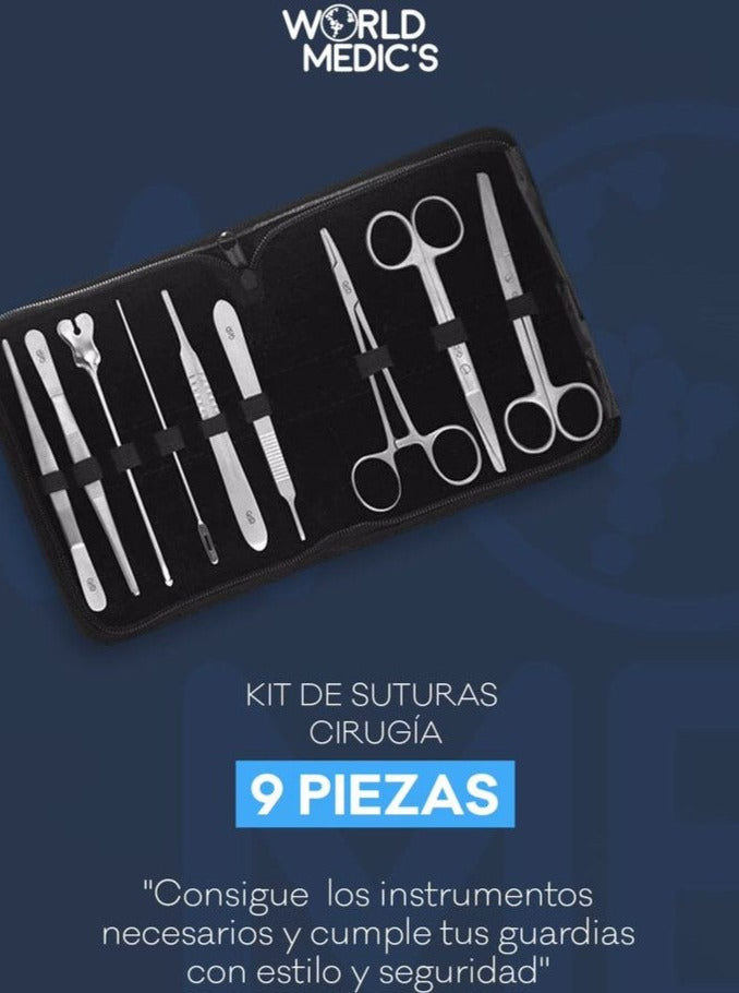 Kit de Suturas de 9 Piezas