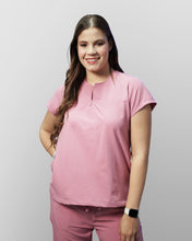Load image into Gallery viewer, uniformes de enfermeria cuello abierto modelo hindi color rosado
