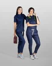 Load image into Gallery viewer, uniformes de enfermeria mujer tela de jean stretch
