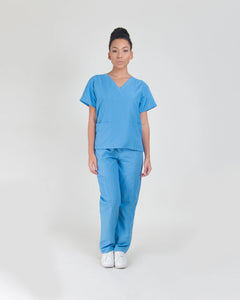 uniformes quirurgicos mujer color celeste