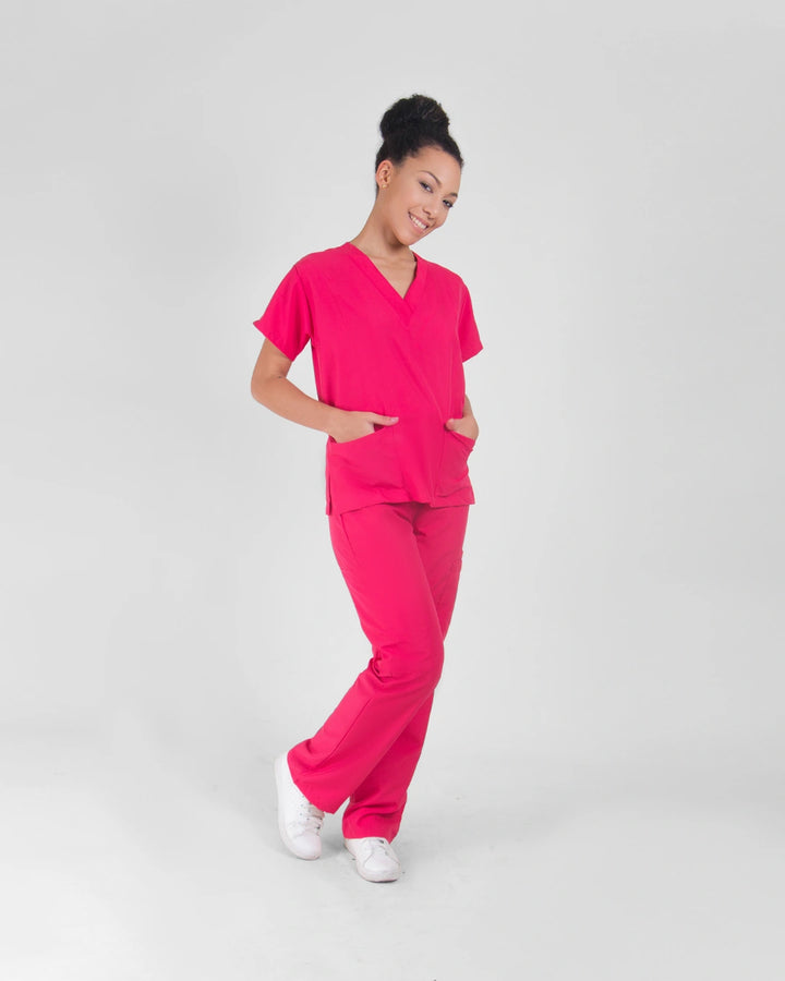 uniformes quirurgicos mujer color fucsia
