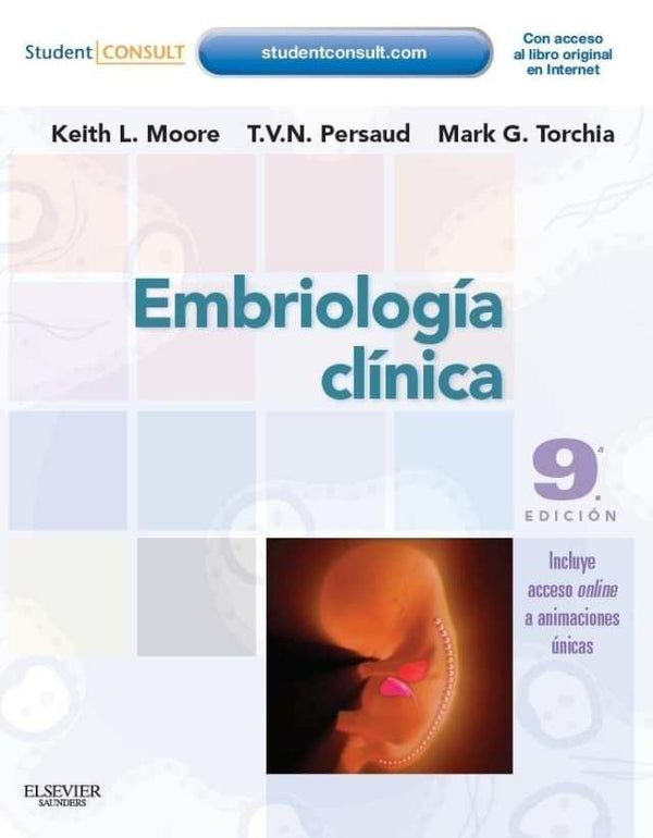 Moore -  Embriología Clínica 9a Edición 📖