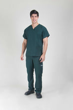 Load image into Gallery viewer, uniforme medico de hombre color verde olivo
