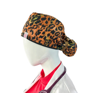gorro quirurgico estampado de animal print