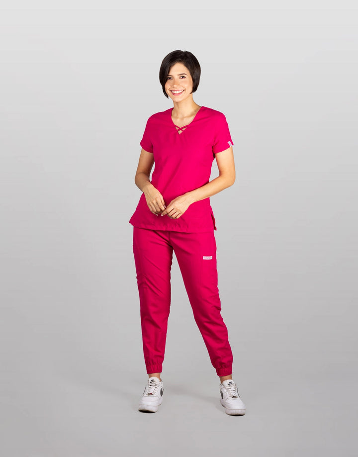 Pantalón médico deportivo de uniforme médico Mari skinny para mujer · FIGS