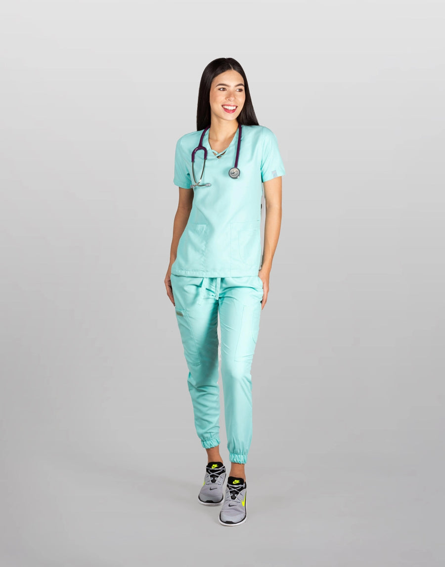 uniforme medico para mujer modelo barb menta