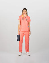Load image into Gallery viewer, uniformes de enfermeria color coral edicion barbie
