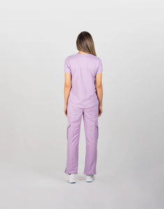 uniformes de enfermeria color lila modelo barbie