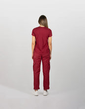 Load image into Gallery viewer, uniformes de enfermeria dama color vino tinto edicion barbie
