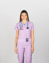 Load image into Gallery viewer, uniformes de enfermeria lila modelo barbie
