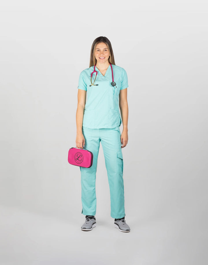 uniformes de enfermeria mujer color menta modelo barbie