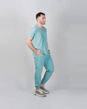 Load image into Gallery viewer, uniformes de medicina modelo scrub stretch color aqua
