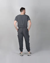 Load image into Gallery viewer, uniformes de medicina modelo scrub stretch color plomo
