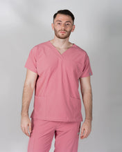 Cargar imagen en el visor de la galería, uniformes de medicina modelo scrub stretch color rosa
