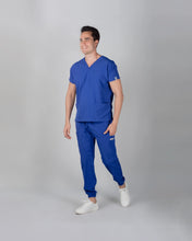 Load image into Gallery viewer, uniformes de medicina modelo scrub stretch color royal
