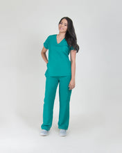Cargar imagen en el visor de la galería, uniformes de medicina mujer color verde
