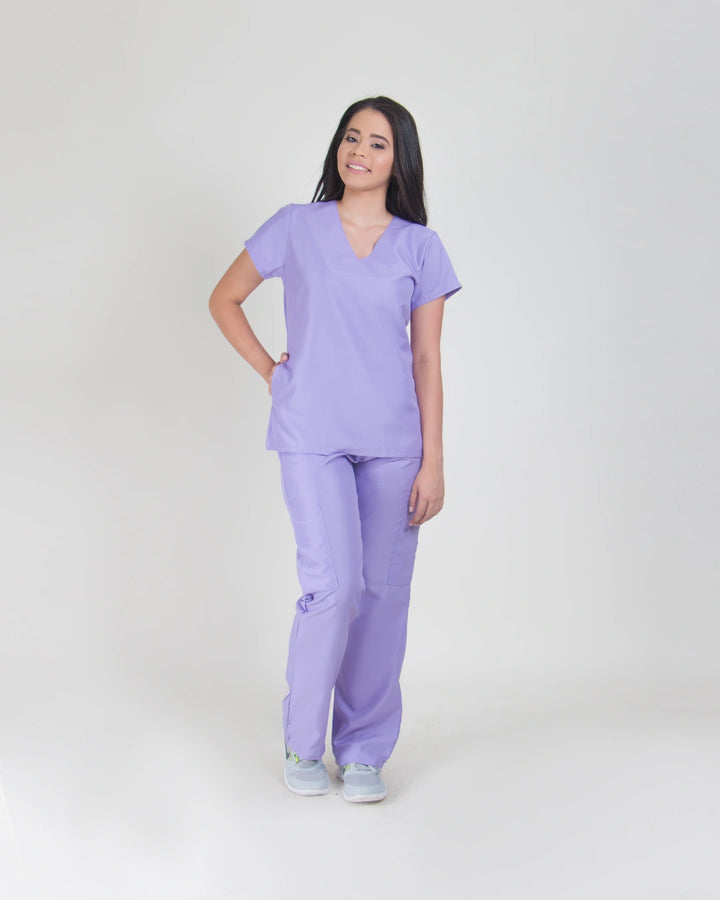 uniformes de medicina mujer lila