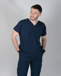 uniformes de medicina scrub stretch color navy