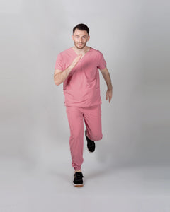 uniformes de medicina scrub stretch color rosa